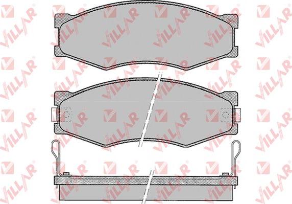 Villar 626.0092 - Тормозные колодки, дисковые, комплект unicars.by