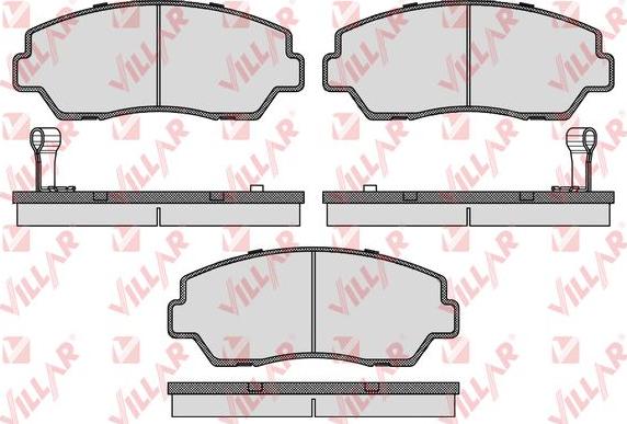 Villar 626.0040 - Тормозные колодки, дисковые, комплект unicars.by