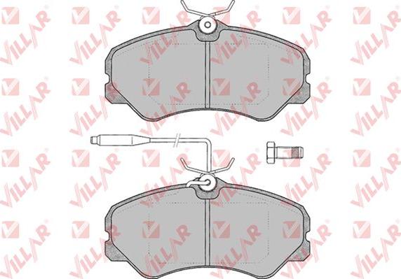 Villar 626.0011 - Тормозные колодки, дисковые, комплект unicars.by