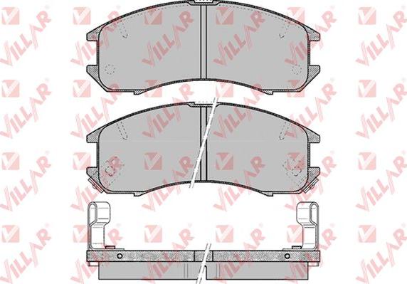 Villar 626.0036 - Тормозные колодки, дисковые, комплект unicars.by