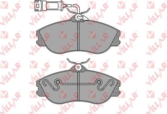 Villar 626.0350 - Тормозные колодки, дисковые, комплект unicars.by