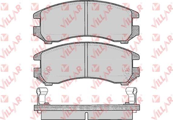 Villar 626.0363 - Тормозные колодки, дисковые, комплект unicars.by