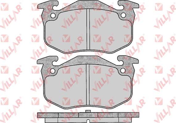 Villar 626.0307 - Тормозные колодки, дисковые, комплект unicars.by