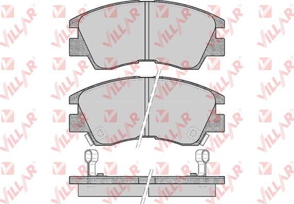 Villar 626.0315 - Тормозные колодки, дисковые, комплект unicars.by