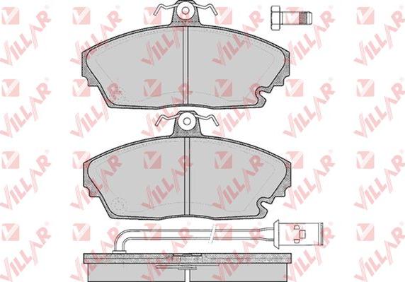 Villar 626.0339 - Тормозные колодки, дисковые, комплект unicars.by