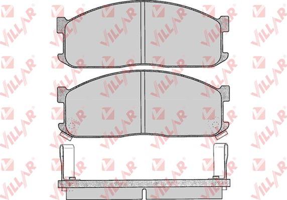 Villar 626.0335 - Тормозные колодки, дисковые, комплект unicars.by