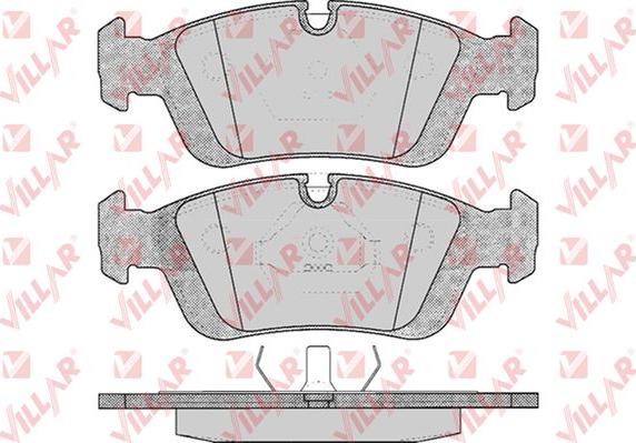 Villar 626.0331 - Тормозные колодки, дисковые, комплект unicars.by