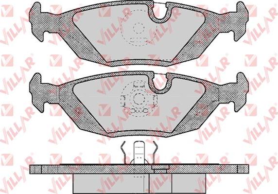 Villar 626.0238 - Тормозные колодки, дисковые, комплект unicars.by