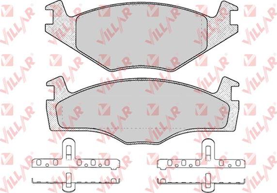 Villar 626.0224 - Тормозные колодки, дисковые, комплект unicars.by