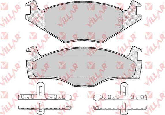 Villar 626.0225 - Тормозные колодки, дисковые, комплект unicars.by