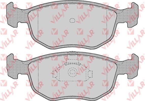 Villar 626.0715 - Тормозные колодки, дисковые, комплект unicars.by