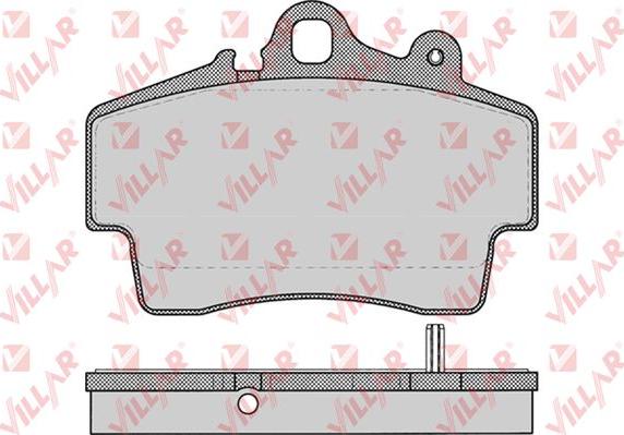 Villar 626.0722 - Тормозные колодки, дисковые, комплект unicars.by