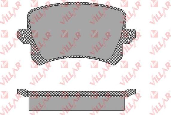 Villar 626.1390 - Тормозные колодки, дисковые, комплект unicars.by