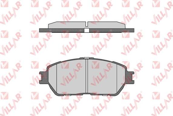 Villar 626.1792 - Тормозные колодки, дисковые, комплект unicars.by