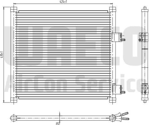 Waeco 8880400169 - Конденсатор кондиционера unicars.by