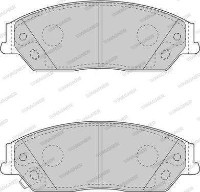 Wagner WBP80003A - Тормозные колодки, дисковые, комплект unicars.by