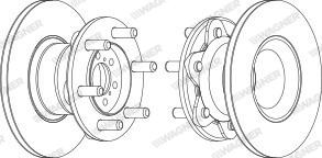 Wagner WGR6104-1 - Тормозной диск unicars.by