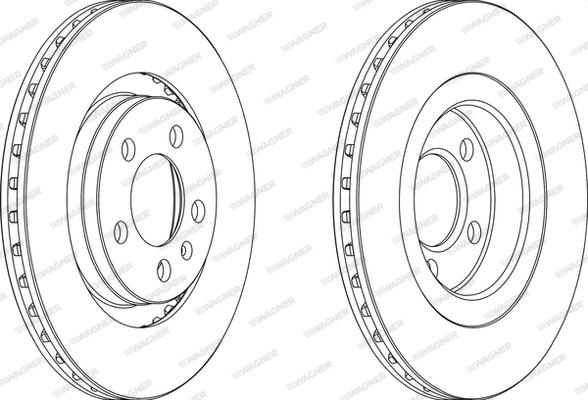 Wagner WGR0928-1 - Тормозной диск unicars.by