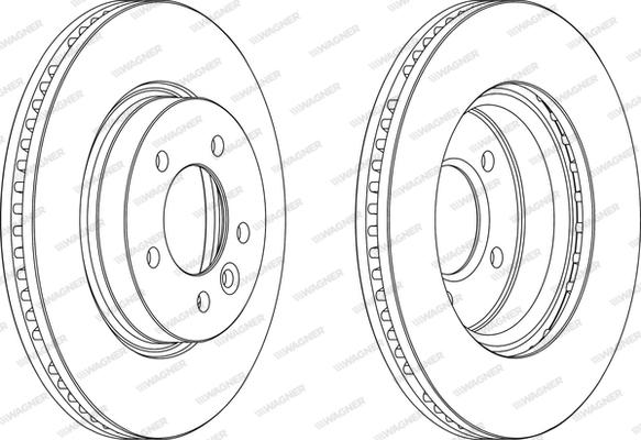 Wagner WGR1430-1 - Тормозной диск unicars.by