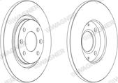 Wagner WGR1000-1 - Тормозной диск unicars.by