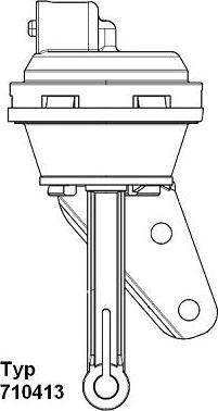 WAHLER 7104.13 - Клапан вакуумного управления, рециркуляция ОГ unicars.by