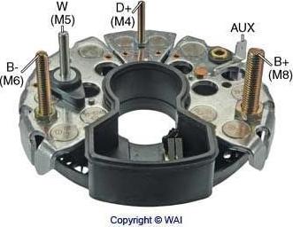 WAI IBR955 - Выпрямитель, диодный мост, генератор unicars.by