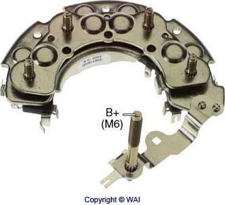 WAI IHR718HD - Выпрямитель, диодный мост, генератор unicars.by