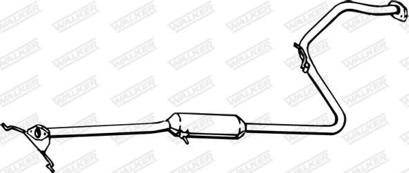 Walker 15749 - Средний глушитель выхлопных газов unicars.by