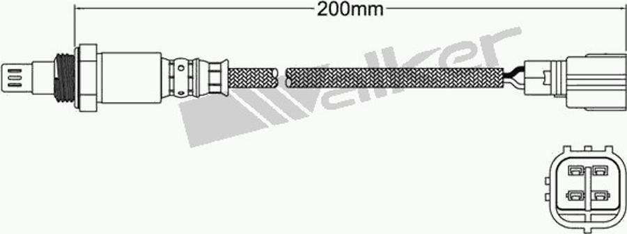 Walker 250-54074 - Лямбда-зонд, датчик кислорода unicars.by