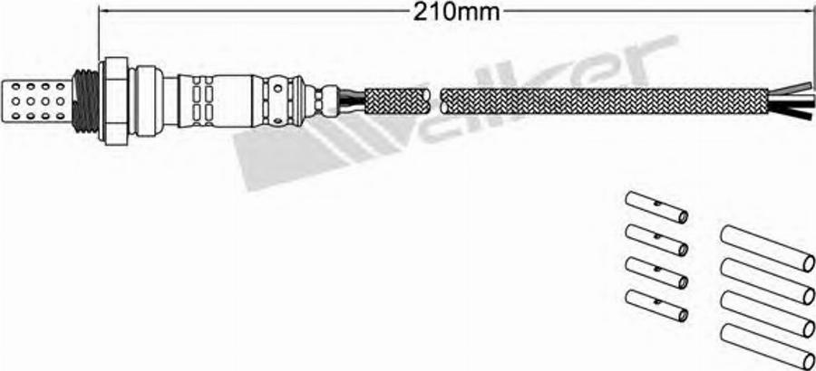 Walker 25024400 - Лямбда-зонд, датчик кислорода unicars.by