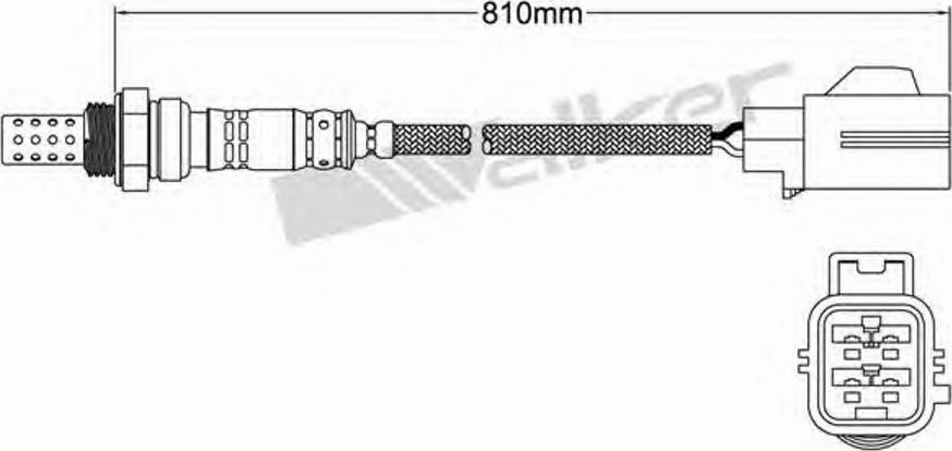 Walker 250-24408 - Лямбда-зонд, датчик кислорода unicars.by