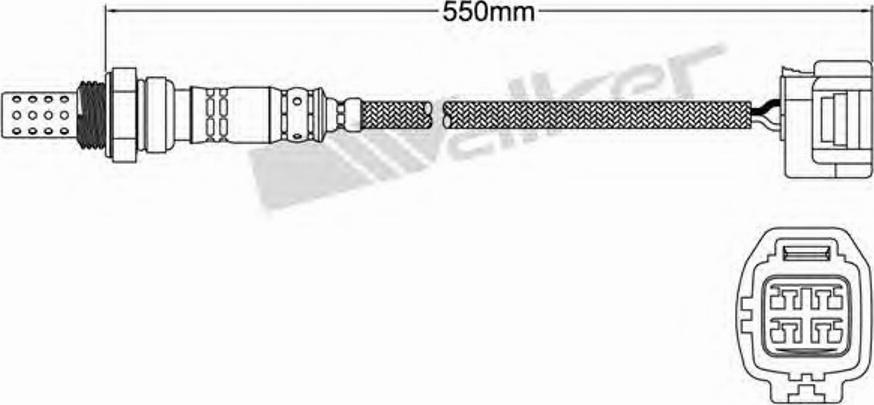 Walker 25024439 - Лямбда-зонд, датчик кислорода unicars.by