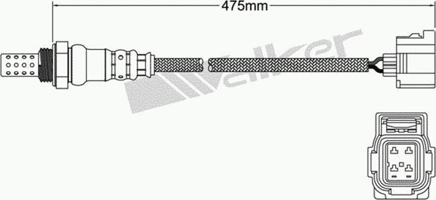 Walker 250-24675 - Лямбда-зонд, датчик кислорода unicars.by