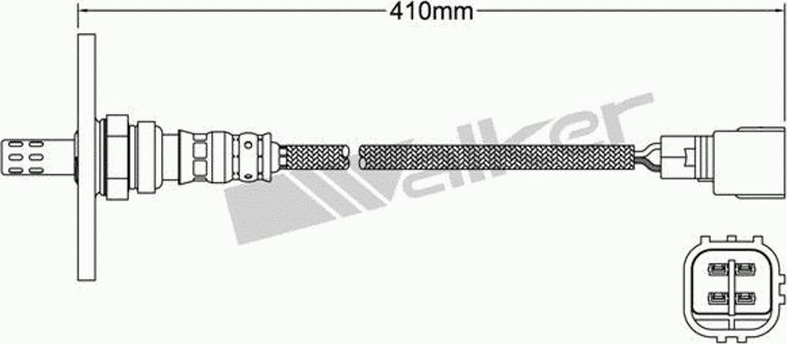 Walker 250-24154 - Лямбда-зонд, датчик кислорода unicars.by