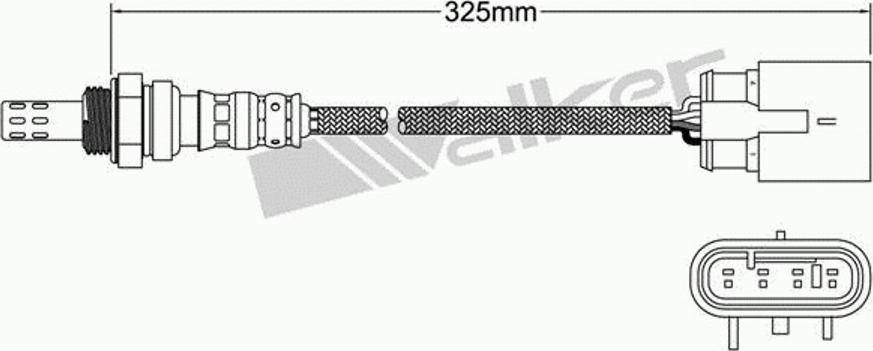 Walker 250-241003 - Лямбда-зонд, датчик кислорода unicars.by