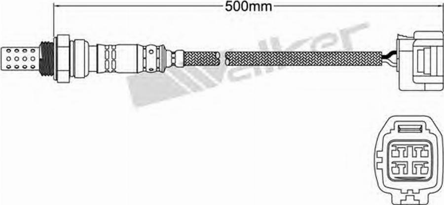 Walker 250-24730 - Лямбда-зонд, датчик кислорода unicars.by