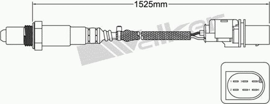 Walker 250-25018 - Лямбда-зонд, датчик кислорода unicars.by