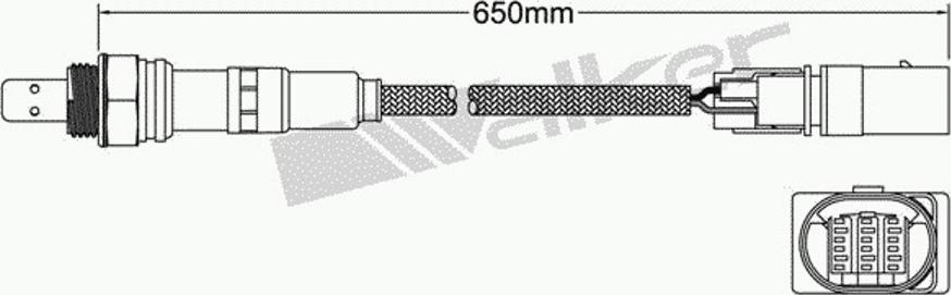 Walker 250-25017 - Лямбда-зонд, датчик кислорода unicars.by