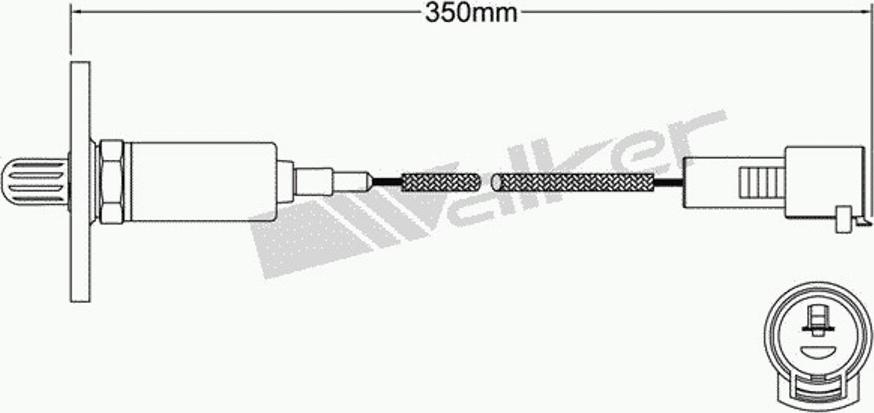 Walker 250-21051 - Лямбда-зонд, датчик кислорода unicars.by