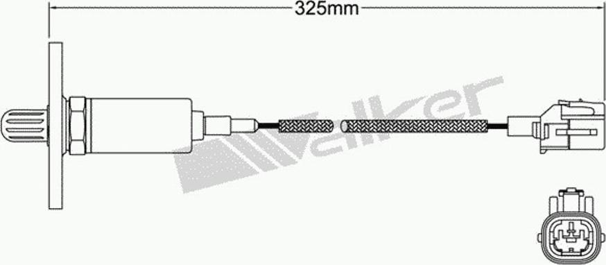 Walker 250-21053 - Лямбда-зонд, датчик кислорода unicars.by