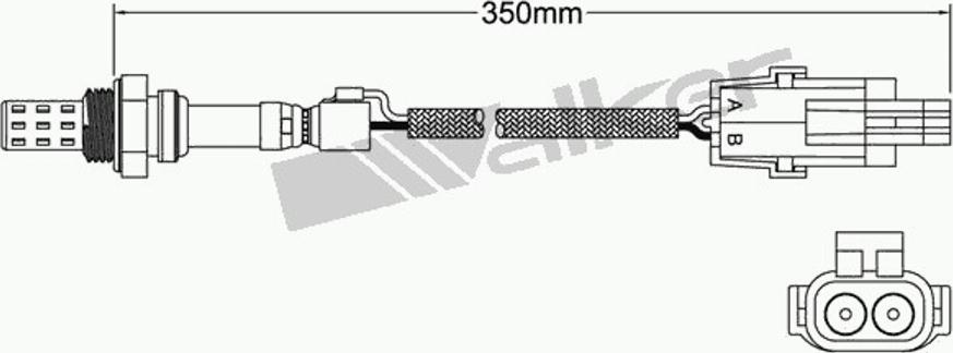 Walker 250-22001 - Лямбда-зонд, датчик кислорода unicars.by