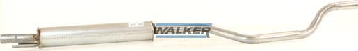 Walker 23122 - Средний глушитель выхлопных газов unicars.by