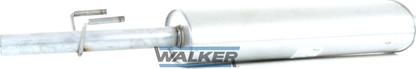 Walker 23811 - Средний глушитель выхлопных газов unicars.by