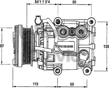 Webasto 82D0156085MA - Компрессор кондиционера unicars.by