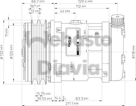 Webasto 82D015551MA - Компрессор кондиционера unicars.by