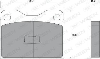 Quinton Hazell QFD1103AF - Тормозные колодки, дисковые, комплект unicars.by