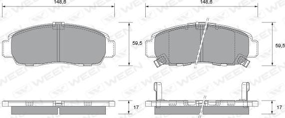 Febi Bilstein 222344 - Тормозные колодки, дисковые, комплект unicars.by