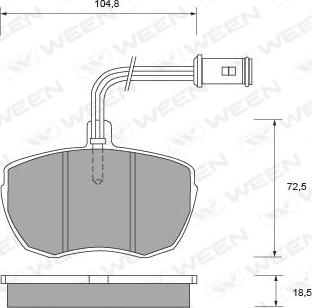 Raicam RA.1409.1 - Тормозные колодки, дисковые, комплект unicars.by