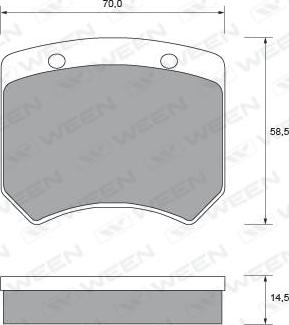 Magneti Marelli 363702160998 - Тормозные колодки, дисковые, комплект unicars.by