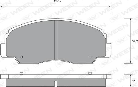 Valeo 670685 - Тормозные колодки, дисковые, комплект unicars.by